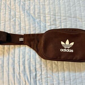 Adidas Black Belt Bag Sporty Design